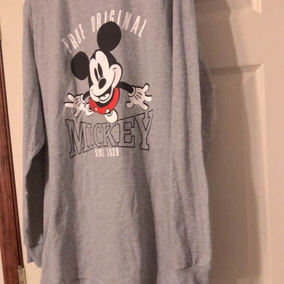 Disney Mickey Mouse Long Sleeve Tshirt.  New Without Tags - Picture 4 of 5